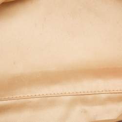 Pre Owned Michael Kors Dark Brown Leather and Nubuck Collection Gia Satchel