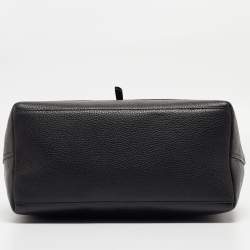 Pre Owned Michael Kors Black Leather Amy Hobo