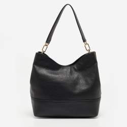 Pre Owned Michael Kors Black Leather Amy Hobo