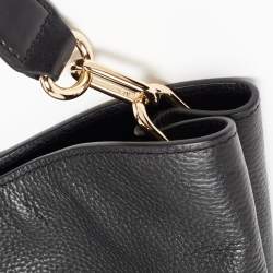 Pre Owned Michael Kors Black Leather Amy Hobo