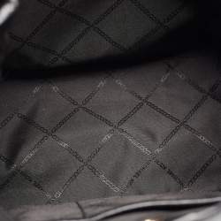 Pre Owned Michael Kors Black Leather Amy Hobo
