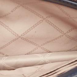 Pre Owned حقيبة كتف مايكل كورس جاد جلد وكانفاس مقوى مونوغرامي بيج/ بني