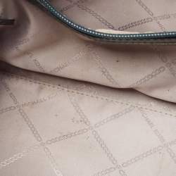Michael Kors Dark Green Leather Nouveau Hamilton Tote