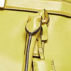 Michael Kors Lime Green Leather Hamilton Tote