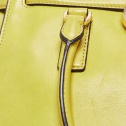 Michael Kors Lime Green Leather Hamilton Tote