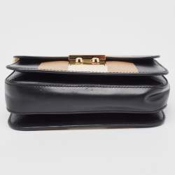 Pre Owned Michael Kors Tricolor Stripe Leather Sloan Shoulder Bag