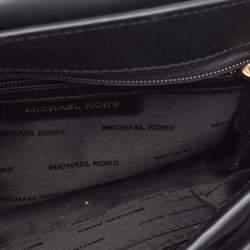 Pre Owned Michael Kors Tricolor Stripe Leather Sloan Shoulder Bag