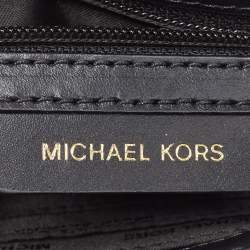 Pre Owned Michael Kors Tricolor Stripe Leather Sloan Shoulder Bag