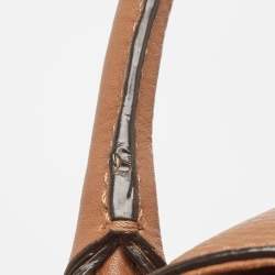 Michael Kors Brown Leather Hamilton Tote