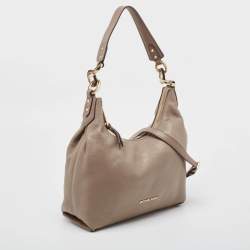 Michael Kors Grey Leather Isabelle Hobo