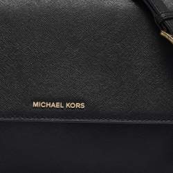 Michael Kors Black Leather Jet Set Crossbody Bag