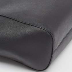 Pre Owned حقيبة كتف مايكل كورس سلسلة ترافيل جيت سيت جلد سوداء