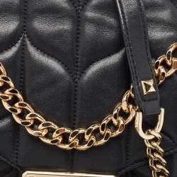 Michael Kors Black Quilted Leather Sloan Shoulder Bag