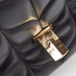 Michael Kors Black Quilted Leather Sloan Shoulder Bag