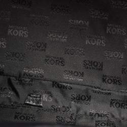 Pre Owned Michael Kors Black Leather Hudson Shoulder Bag