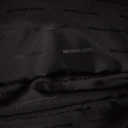 Pre Owned Michael Kors Black Quilted Leather Large Eyelet Sloan Chain Shoulder Bag