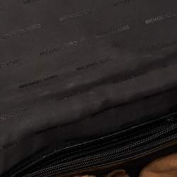 Pre Owned Michael Kors Black Quilted Leather Large Eyelet Sloan Chain Shoulder Bag