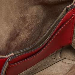 Pre Owned Michael Kors Red Studded Leather Mini Cece Crossbody Bag