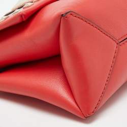 Pre Owned Michael Kors Red Studded Leather Mini Cece Crossbody Bag