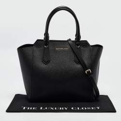 Michael Kors Black Leather Hayes Tote