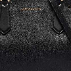 Michael Kors Black Leather Hayes Tote