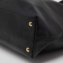 مملوكة مسبقًا Michael Kors Black Leather Jet Set Travel Tote