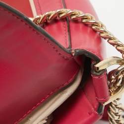 Michael Kors Pink Leather Kinsley Top Handle Bag