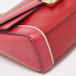 Michael Kors Pink Leather Kinsley Top Handle Bag