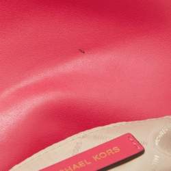 Michael Kors Pink Leather Kinsley Top Handle Bag