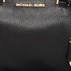 Pre Owned Michael Kors Black Leather Riley Satchel
