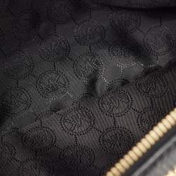 Pre Owned Michael Kors Black Leather Riley Satchel