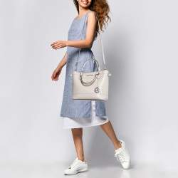 Michael Kors Grey Leather Eden Tote