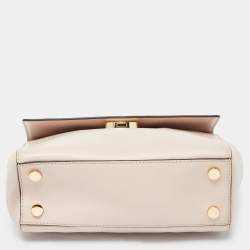 Michael Kors Pink Leather Small Ava Top Handle Bag