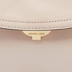 Michael Kors Pink Leather Small Ava Top Handle Bag