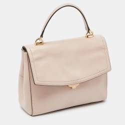 Michael Kors Pink Leather Small Ava Top Handle Bag