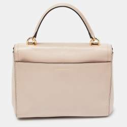 Michael Kors Pink Leather Small Ava Top Handle Bag