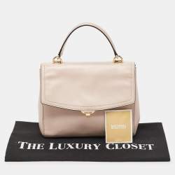 Michael Kors Pink Leather Small Ava Top Handle Bag