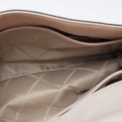 Michael Kors Pink Leather Small Ava Top Handle Bag