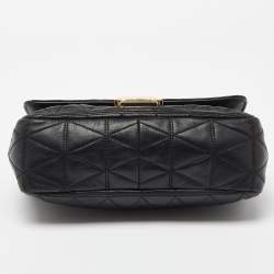 Michael Kors Black Quilted Leather Large Sloan Shoulder Bag