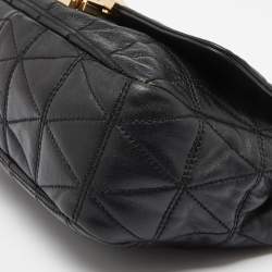 Michael Kors Black Quilted Leather Large Sloan Shoulder Bag