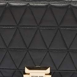 Michael Kors Black Quilted Leather Large Sloan Shoulder Bag