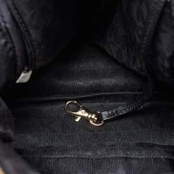 Michael Kors Black Leather Small Rhea Backpack