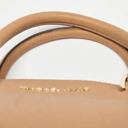 Michael Kors Brown Saffiano Leather Large Selma Tote