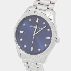 Michael Kors Blue Stainless Steel Blake MK3225 Unisex Wristwatch 41.50 mm