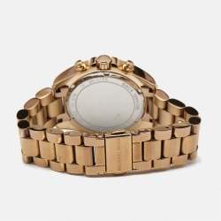 Michael Kors Rose Gold Plated Steel Bradshaw Chronograph MK5799 Women's Wristwatch 37 mm