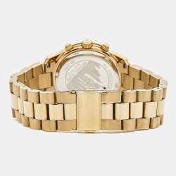 Michael Kors Yellow Gold Tone Stainless Steel Runway Limited Edition MK5662 Women's Wristwatch 38 mm