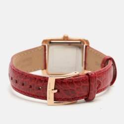 Michael Kors Red Croc Embossed Emery MK4689 Women's Wristwatch 27 mm