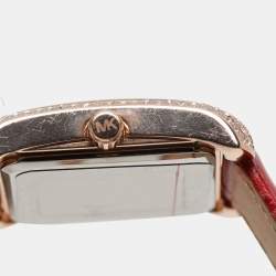 Michael Kors Red Croc Embossed Emery MK4689 Women's Wristwatch 27 mm