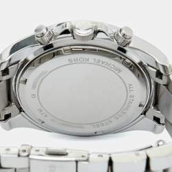 Michael Kors Silver Stainless Steel Crystal Blair MK5165 Women's Wristwatch 39 mm