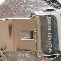 Michael Kors Silver White Dial Two-Tone Stainless Steel Parker MK5626 Women's Wristwatch 39 mm